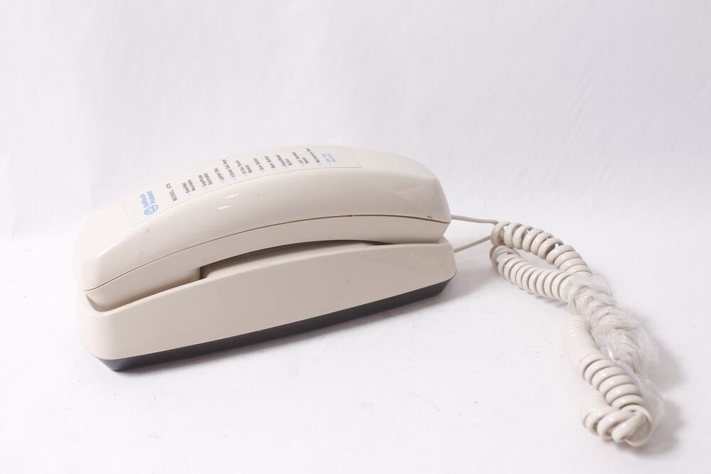BellSouth 475 Telephone White Wall-mount Corded Phone Vintage ~ 260521-WH 785